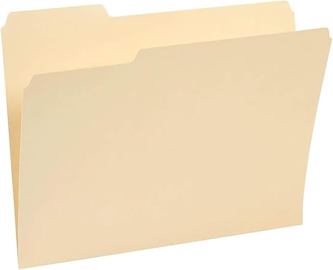Staples File Folders, Letter Size, 1/3‑Cut Tabs, Durable Paper Stock - Image 6