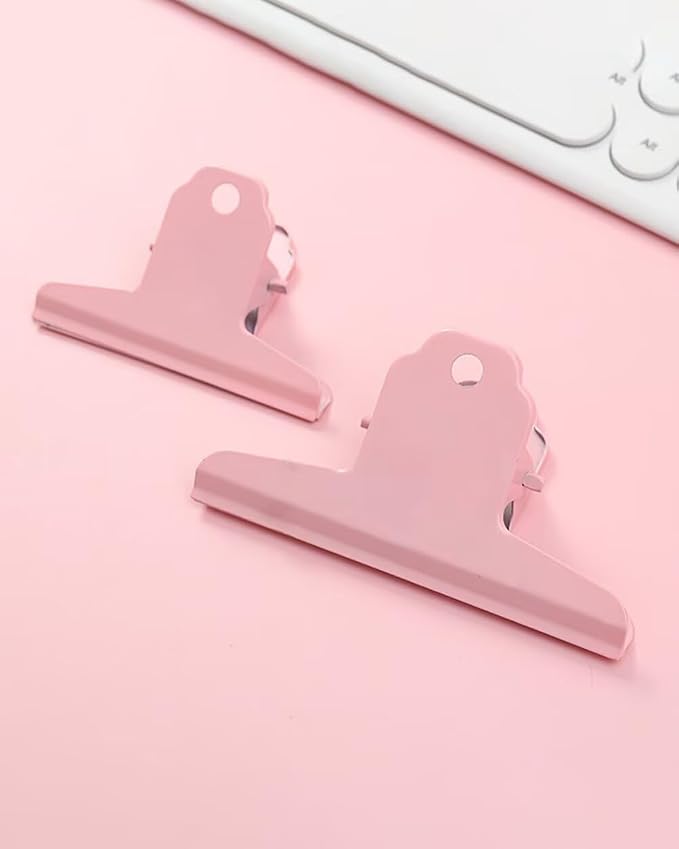 2PCS Extra Large Binder Clips Metal Bulldog Clips Large Paper Clamps Holder - Image 8