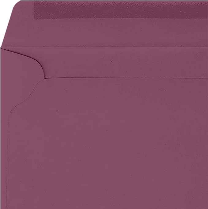 LUXPaper 9 x 12 Booklet Envelopes | Vintage Plum | 80lb. Text | 500 Qty - Image 4