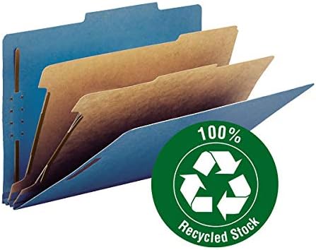 Smead Value Filing 100% Recycled Pressboard Classification File Folder - Image 3