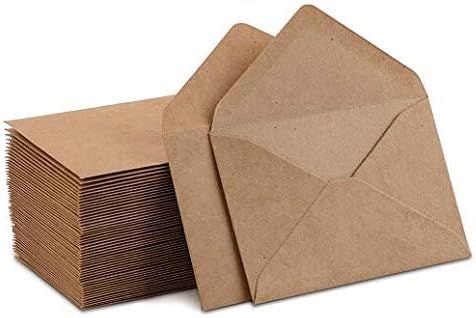 Kraft Mini Envelopes Brown Kraft Envelopes by PurpleQCrafts