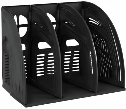 SAYEEC 2Pcs Magazine Holder Plastic File Sorter Binder Holder - Image 8