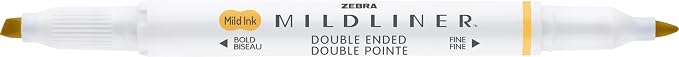 Zebra Pen Mildliner Dual-Tip Highlighters, Broad and Fine Tips, No Bleed - Image 3