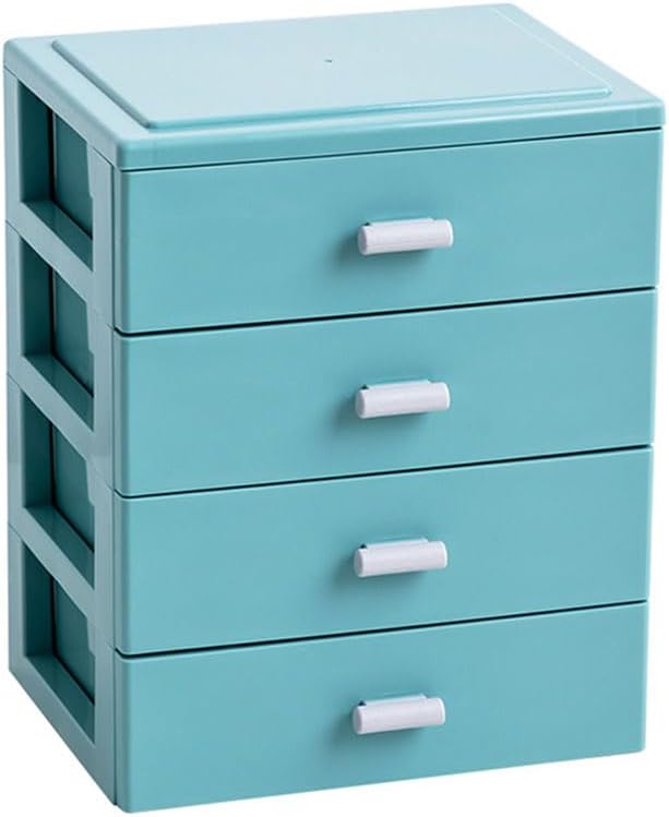 Plastic Vanity Organizer with 4 Drawers, Small Storage Organization Drawers by Alunsito