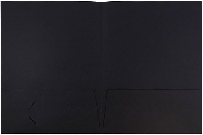 JAM PAPER Two Pocket Textured Linen Presentation Folders - Image 4
