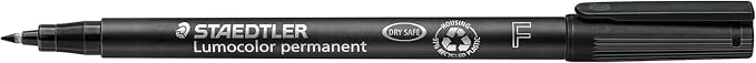 STAEDTLER 318-WP4 Lumocolor Permanent Universal Pens, Fine Point, 4 per Set - Image 4