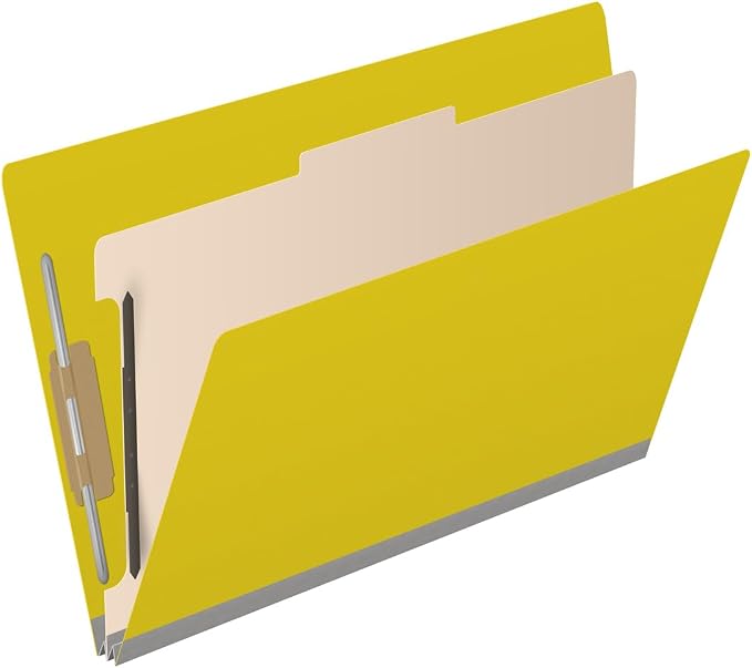Ecom Folders Top Tab Pressboard Classification Folders | Legal Size 25 Pt Stock - Image 2