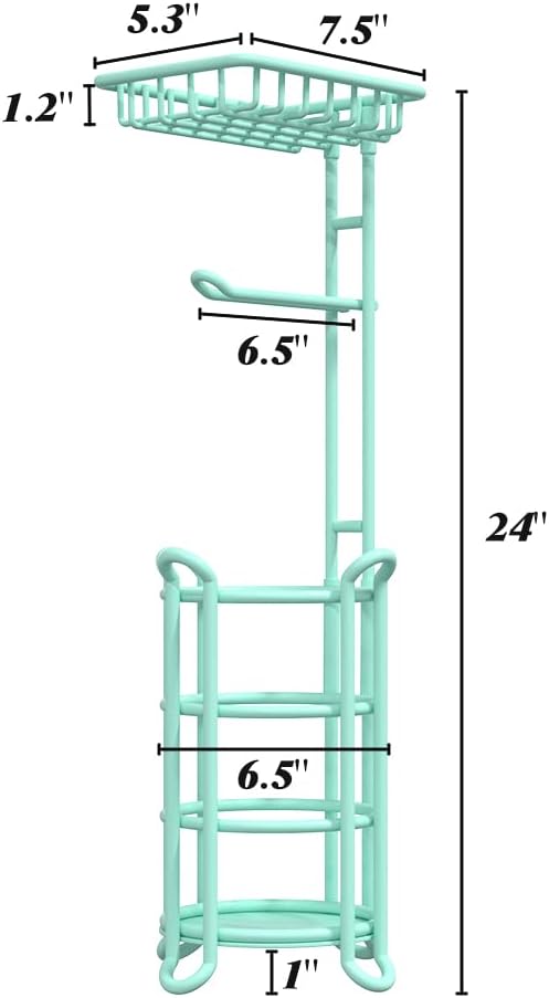 Toilet Paper Roll Holder Stand Nautical Bathroom Tissue Dispenser - Image 4