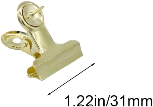 30pcs Metal Push Pins Clips 31mm - Image 2
