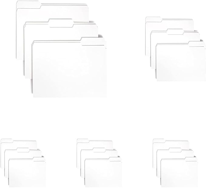 Smead Standard File Folders, 1/3-Cut Tabs, Letter Size| by SMEAD