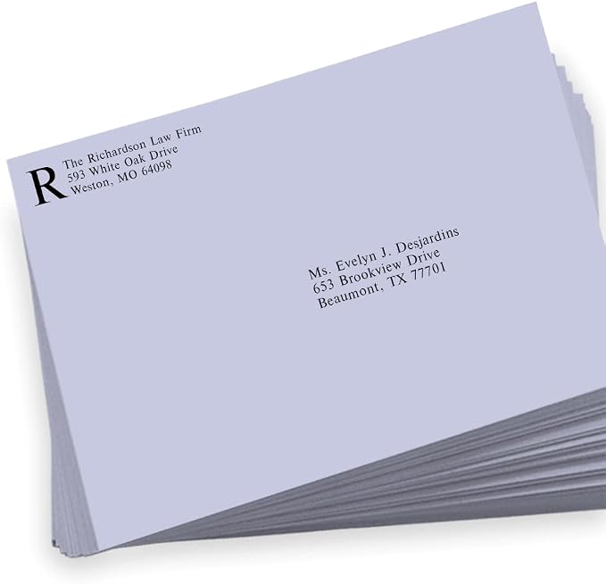 LUXPaper 9 x 12 Booklet Envelopes | Lilac Purple | 80lb. Text | 50 Qty - Image 5
