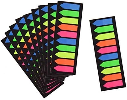 Morepack 2000 Count Neon Color Tape Flag, Page Markers, Index Tab Flags by Morepack