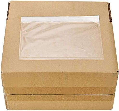 6" x 9" Clear Plastic Adhesive Packing List Mailing/Shipping Envelope Pouch - Image 4