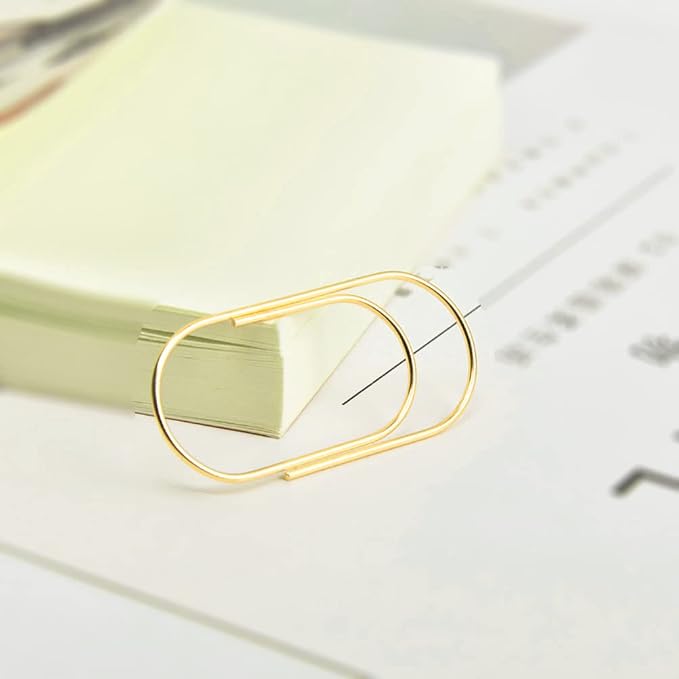 Gold Jumbo Big Paper Clips - Image 2
