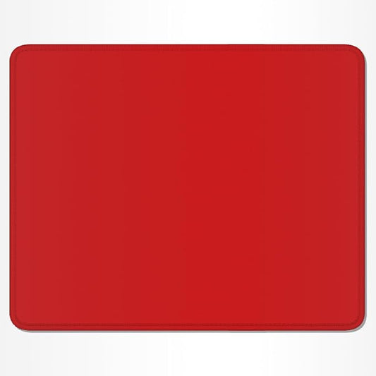 Auhoahsil Red Mouse Pad, 12 x 10 Inch Square Mousepad, 3mm Thick Rubber Mouse by Auhoahsil