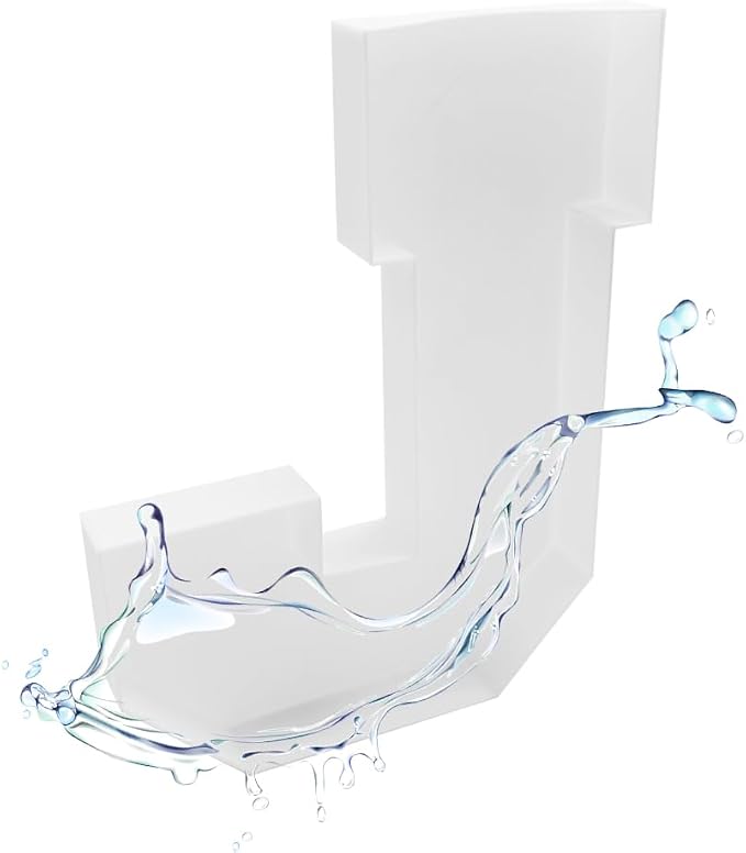 Plastic Fillable Letter Charcuterie Box, 10in Reusable Alphabet Shaped Tray - Image 2