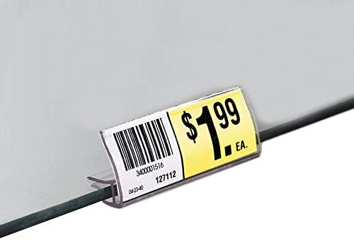 Glass Shelf Sign Holder, 50 Pack - Image 6