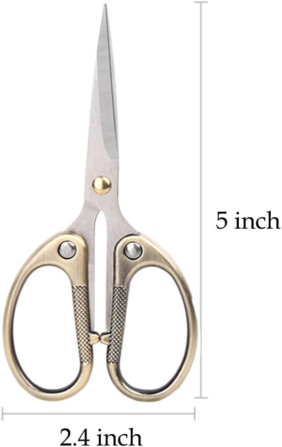 5" All Stainless Steel Office Scissors, Ultra Sharp Blade Shears, Sturdy Sharp - Image 2