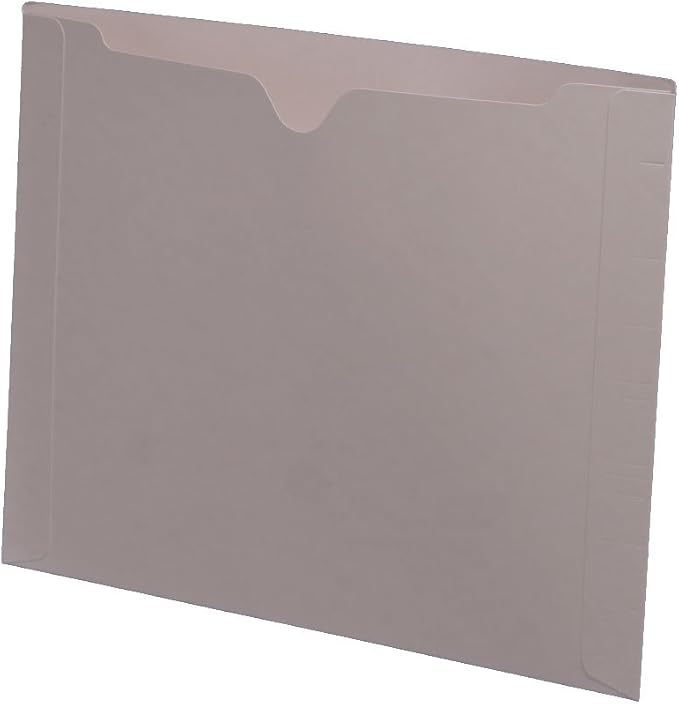 11 pt Gray Color Jacket, Letter Size, Dental Style by Ecom+Folders