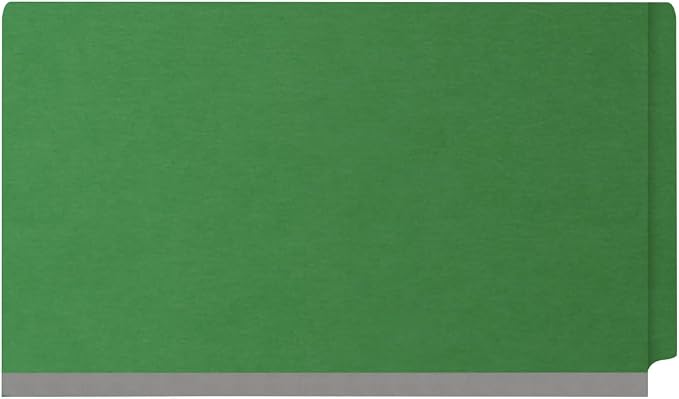 Ecom Folders End Tab Pressboard Classification Folders | Legal Size 25 Pt Stock - Image 3