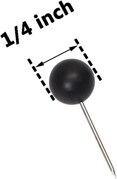 Tupalizy 100PCS 1/4 Inch Small Round Head Map Tacks Pins - Image 7