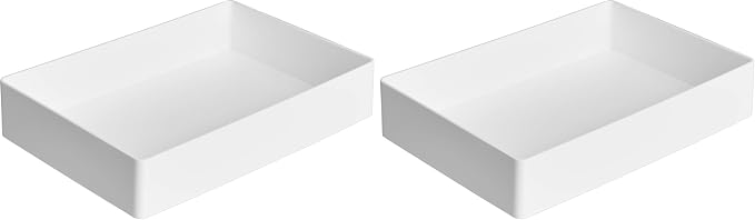 Amazon Basics Rectangular Plastic Desk Organizer by AmazonBasics