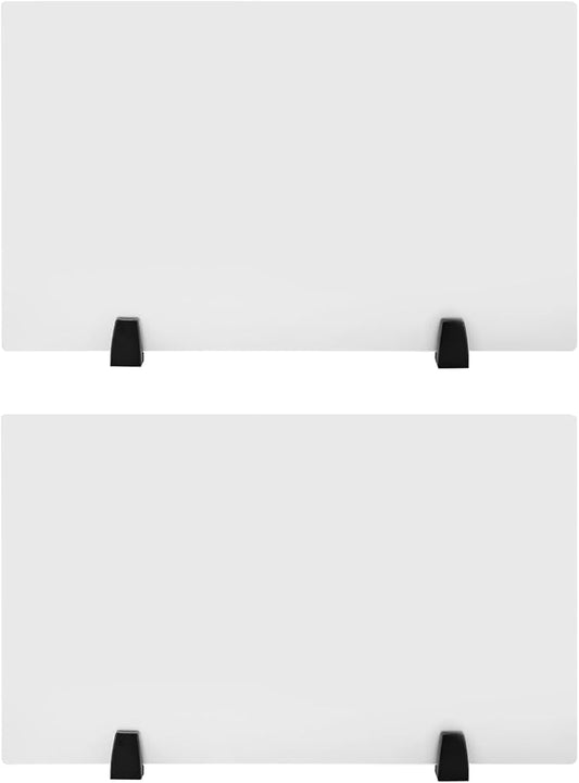 Desk Divider, 30 x 18 inch Acrylic Desk Privacy Panels, Privacy Desk Screen by ZeStarDair