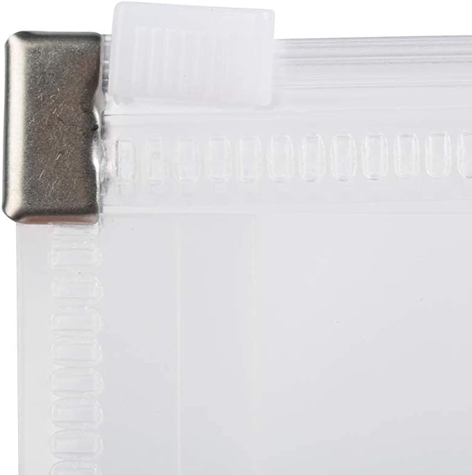 JAM PAPER Plastic 3 Hole Punch Binder Envelopes - Image 3