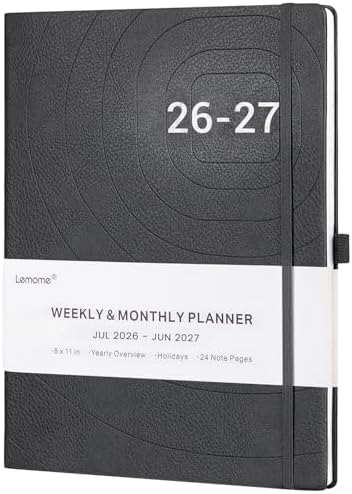 2026-2027 Planner-Weekly & Monthly Planner 2026-2027 by Lemome