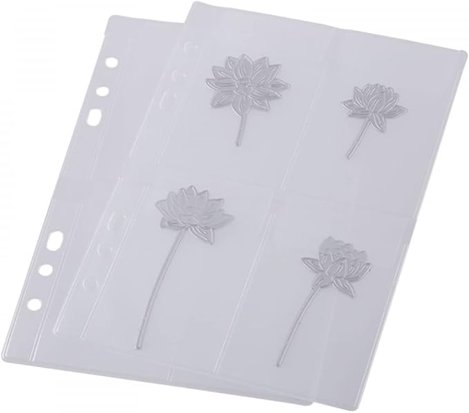 10 Pack A5 Size Plastic Binder Pockets, 6 Holes Waterproof PVC Folders Loose - Image 7