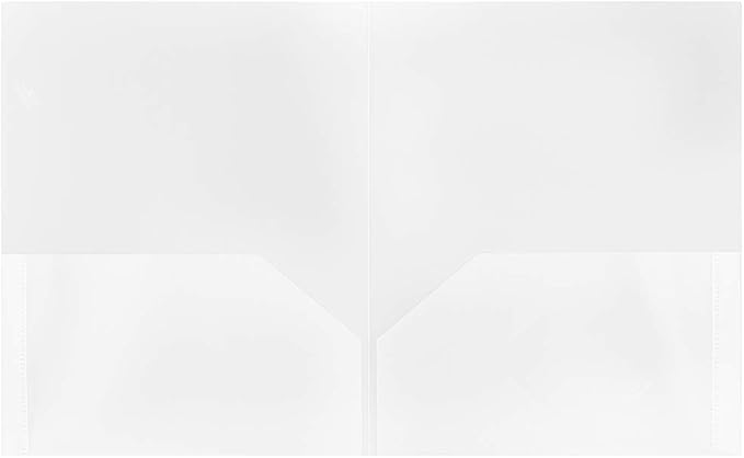 JAM PAPER Plastic 2 Pocket POP Folders - Image 2