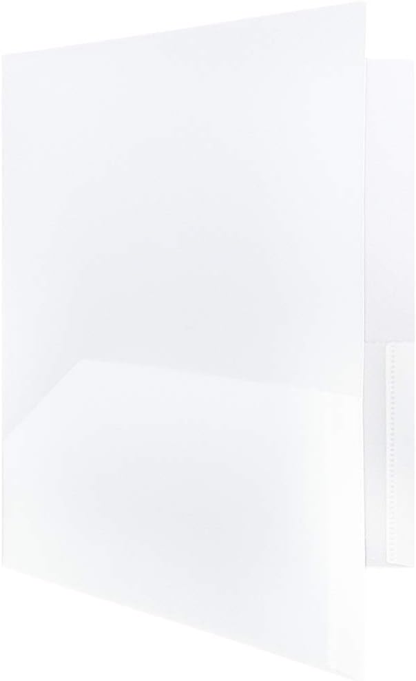 JAM PAPER Plastic 2 Pocket POP Folders - Image 4