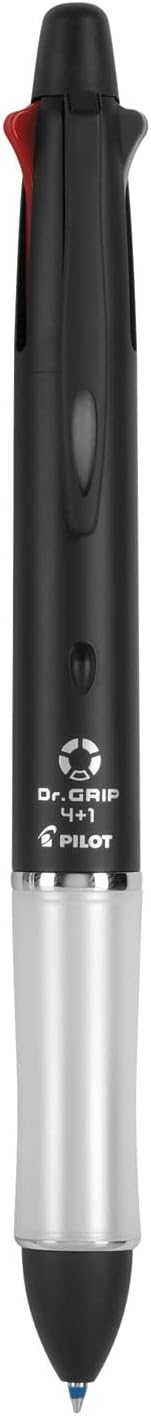 Pilot Dr. Grip 4+1 Multi-Function Refillable & Retractable Ballpoint Pen + by PilotCorporationofAmerica