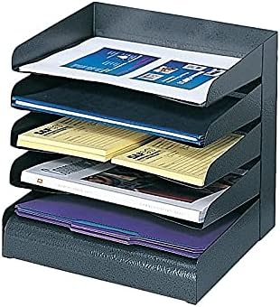 Safco 3127BL Steel Desk Organizer Tray Sorter - Image 2