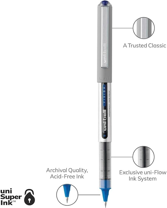 Uni-Ball uniball Vision Rollerball Pens - Image 7