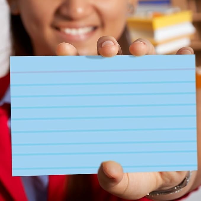 School Smart Ruled Index Card, 4 x 6 Inches - Image 7