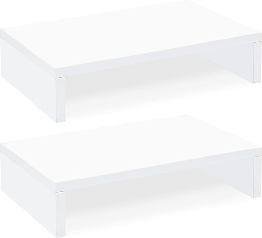 TEAMIX White Monitor Stand Riser by TEAMIX