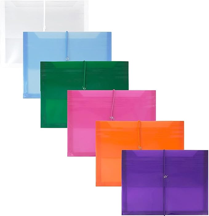 JAM PAPER Plastic Expansion Envelopes by JAMPaper