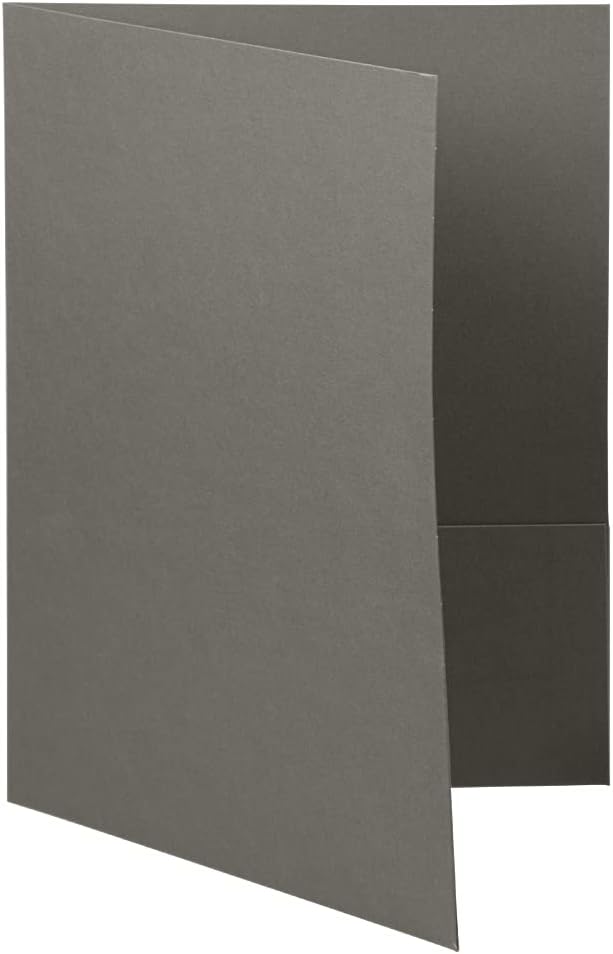JAM PAPER Two Pocket Textured Linen Presentation Folders - Image 3