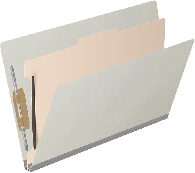 Ecom Folders Top Tab Pressboard Classification Folders | Legal Size 25 Pt Stock - Image 2