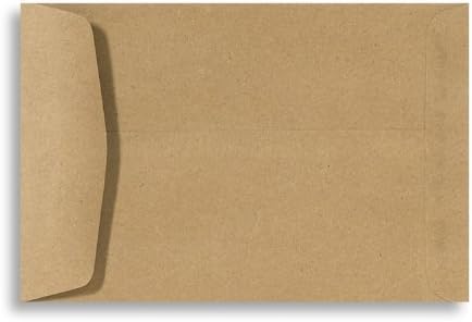 LUXPaper 9 x 12 Open End Envelopes | Peel & Press | Grocery Bag Brown | 70lb. by LUXPaper