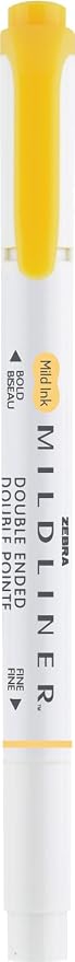 Zebra Pen Mildliner Dual-Tip Highlighters, Broad and Fine Tips, No Bleed - Image 2