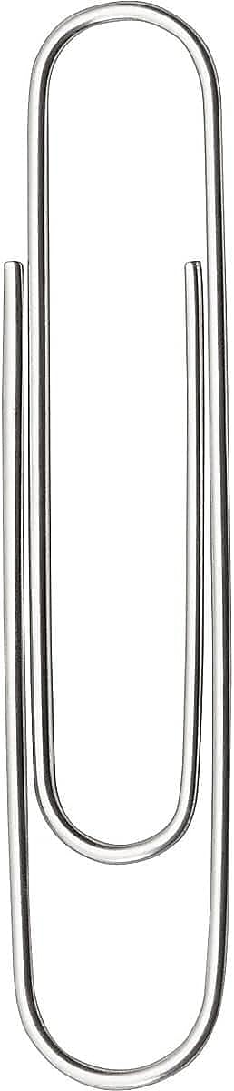 ACCO Recycled Paper Clips, Smooth Finish, Jumbo Size, 100 per Box, 10 Boxes per - Image 2