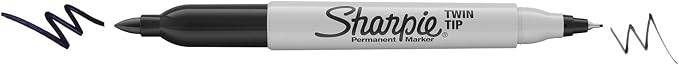 SHARPIE 32174PP Twin Tip Permanent Markers, Fine and Ultra Fine - Image 4