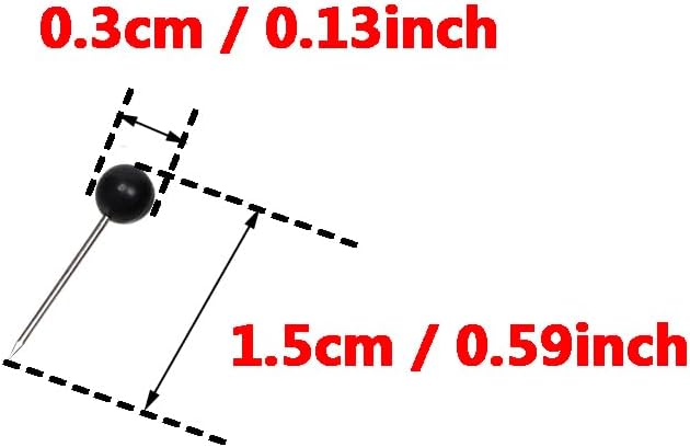 Tupalizy 1/8 Inch Small Round Head Map Tacks Pins - Image 5