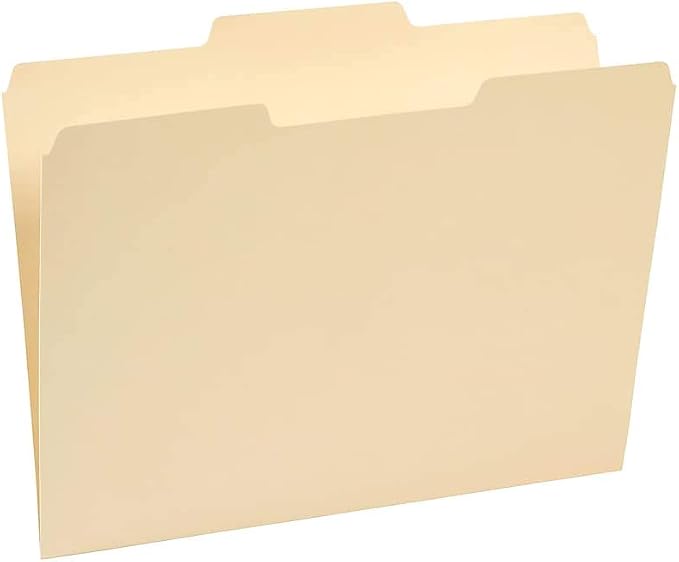Staples File Folders, Letter Size, 1/3‑Cut Tabs, Durable Paper Stock - Image 4