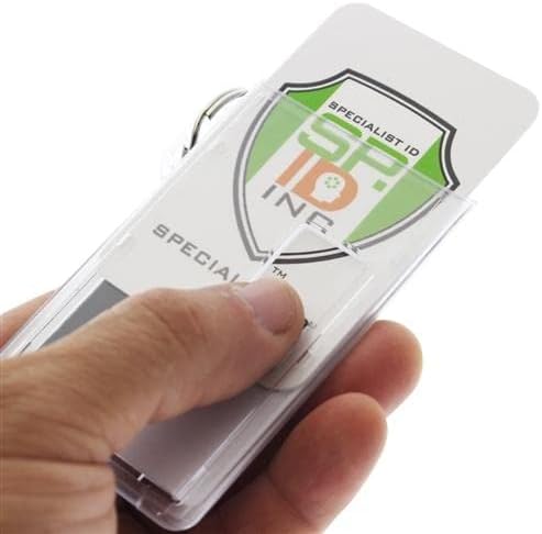 Specialist ID - 2 Pack Heavy Duty Fuel ID Badge Holders - Holds Two Cards - - Image 6