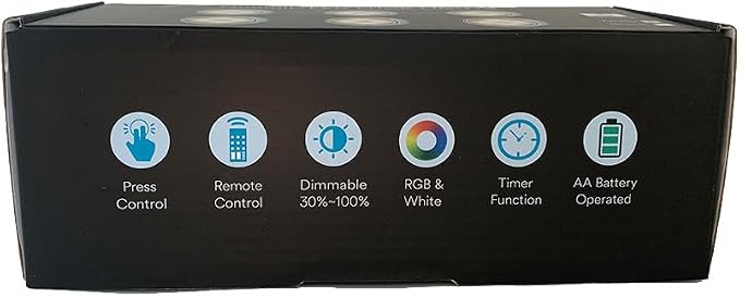 LED Puck Lights with Remote Battery Operated Under Cabinet Lighting Wireless - Image 9