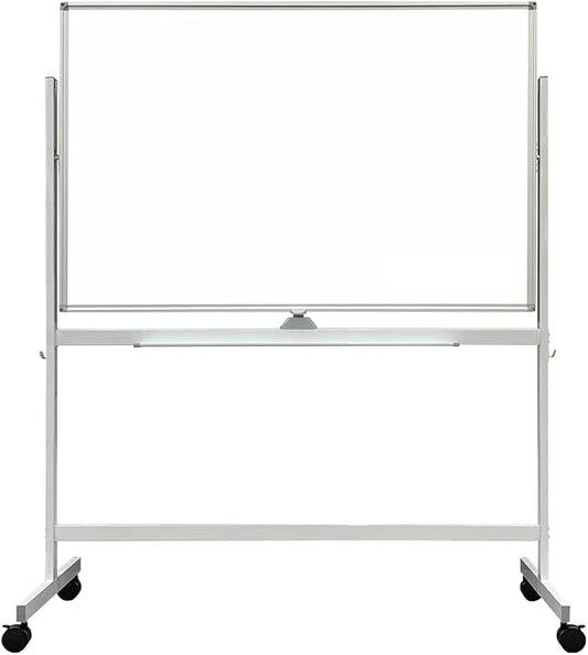 Adjustable Magnetic Mobile Dry Erase Board -48 x 32 Inches Whiteboard Stand by Boardest