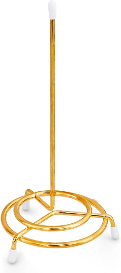 New Star Foodservice 23770 Brass Plated Check Spindle Holder by NewStarFoodservice